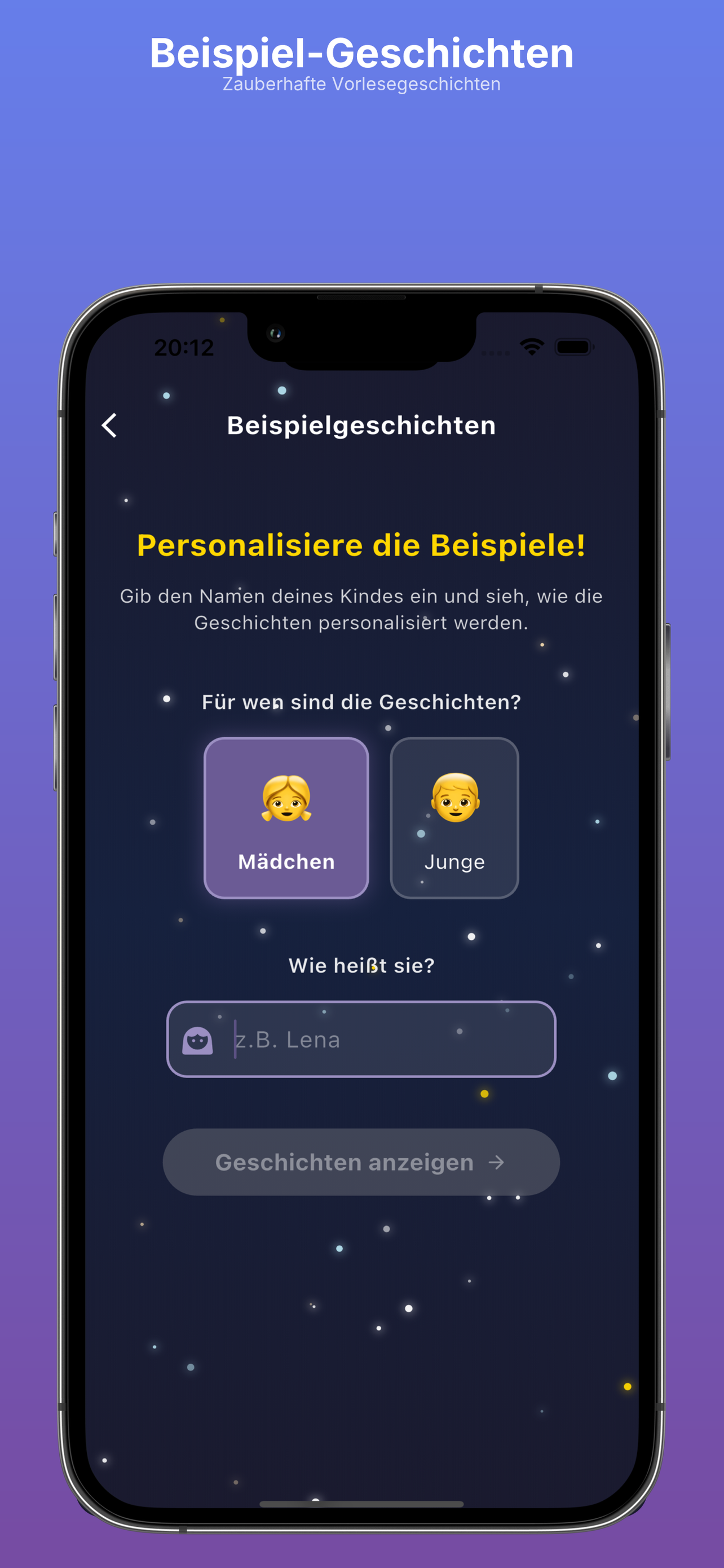Geschichte lesen